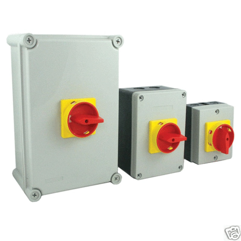 Amperion IP65 Rotary Isolator 40A Two Pole