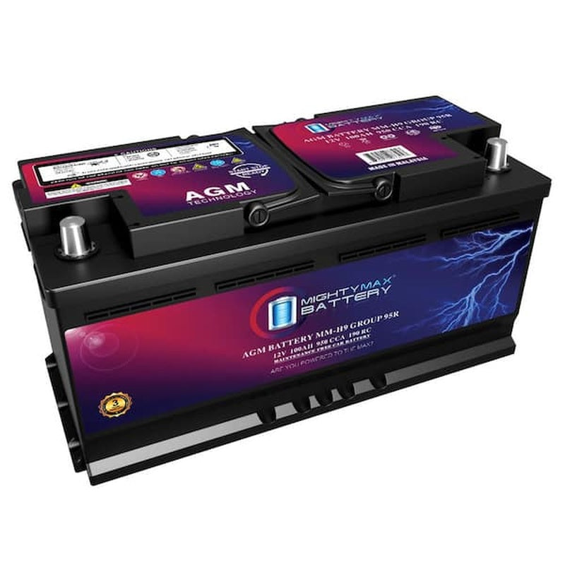 Hexcell Aux AGM 12V Auxiliary Battery 70 Ah