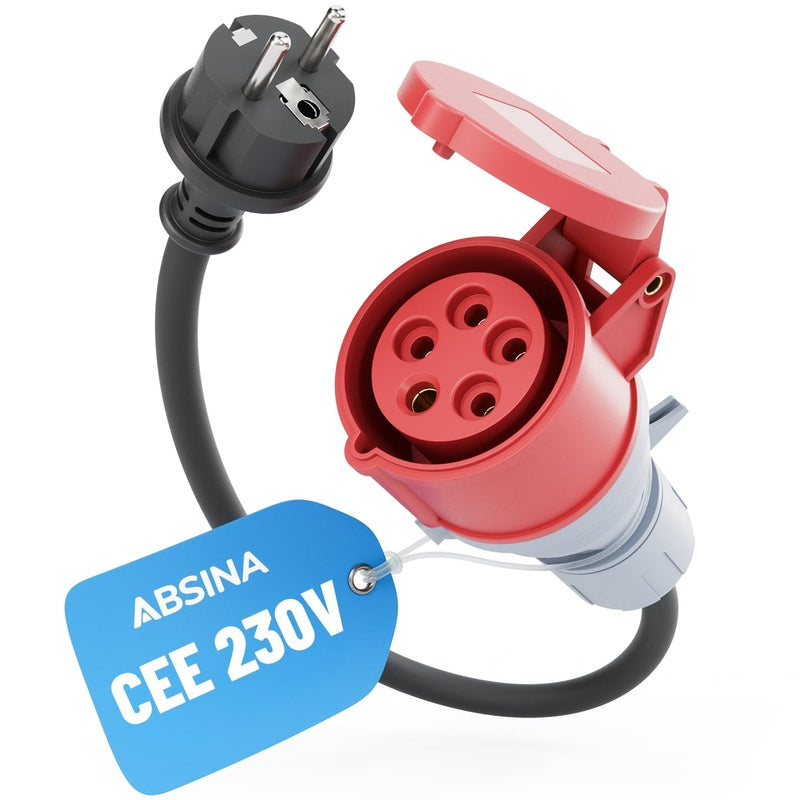 Kilowatt Works CEE 32A to 16A Step Down Adaptor