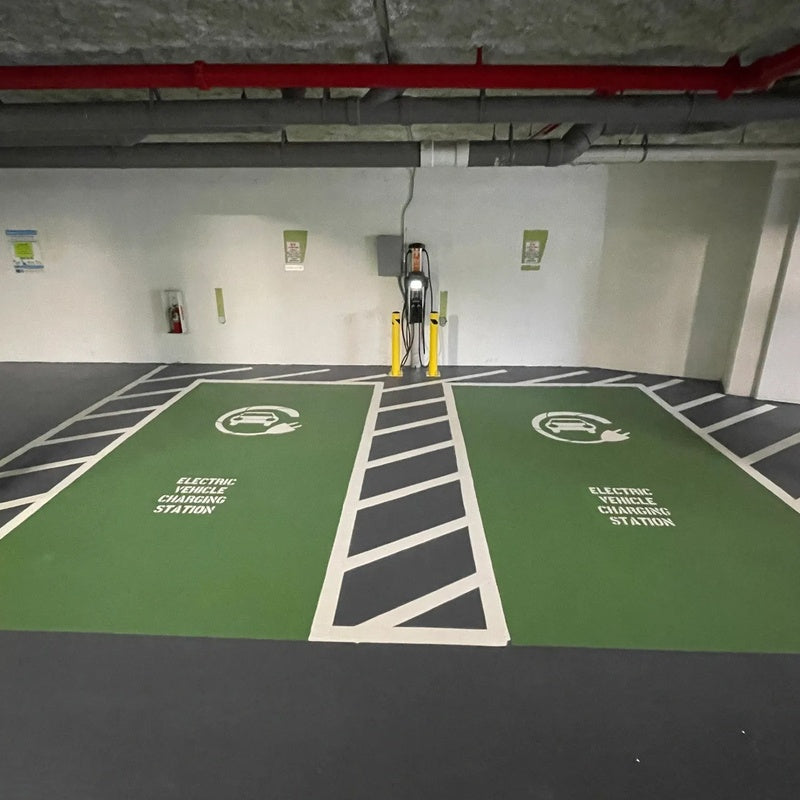 Kilowatt Works Charging Bay Kit with Bollards and Markings