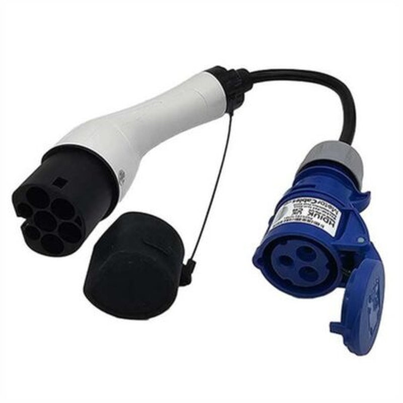 Volt & Bolt Type 1 to Type 2 Socket Adaptor